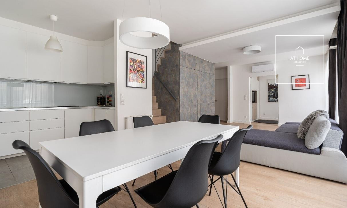 3-bedroom apartment for rent in 6th district Budapest