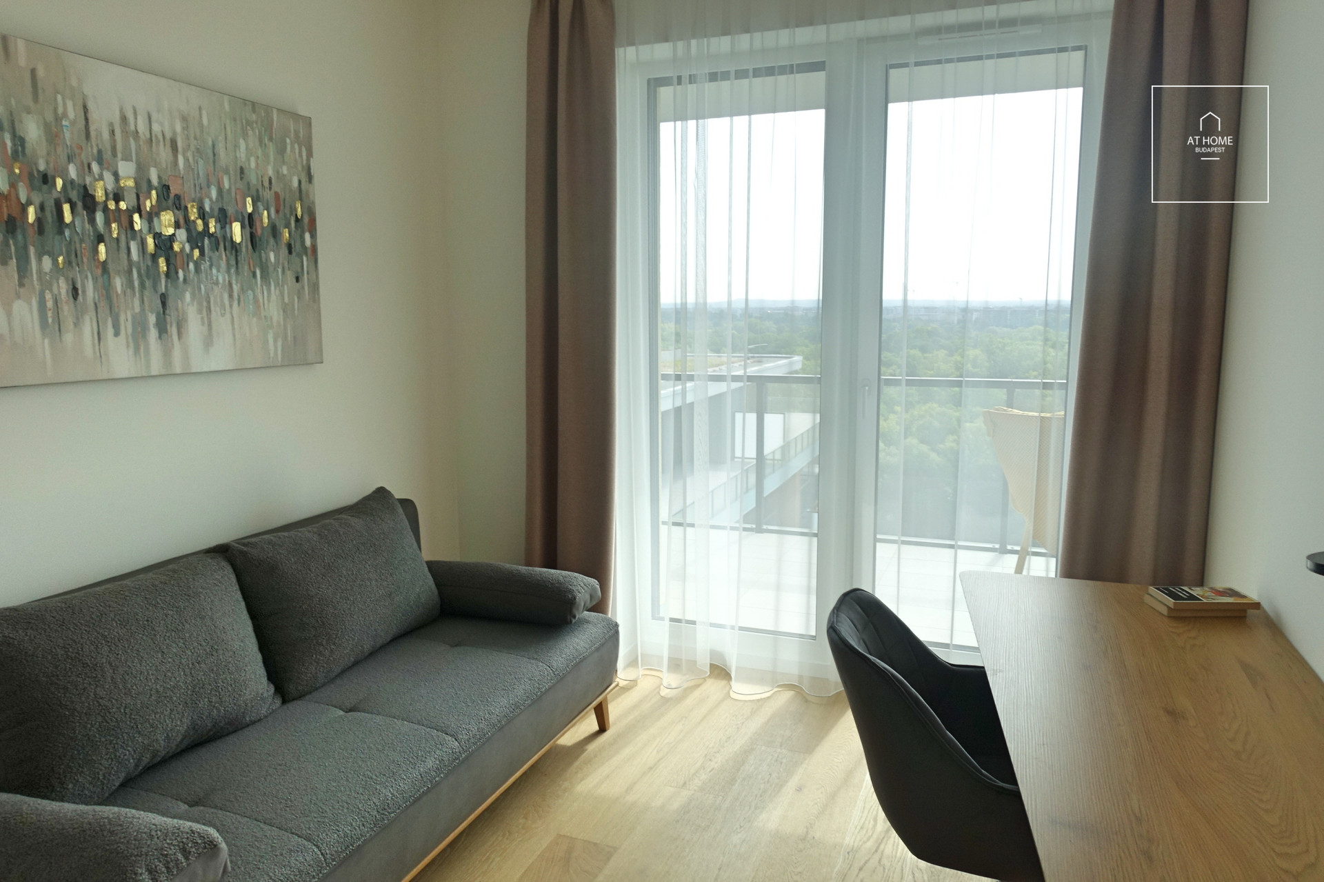 Újépítésű 2 hálószobás panorámás társasházi lakás kiadó III. kerület, Óbudai Duna-part