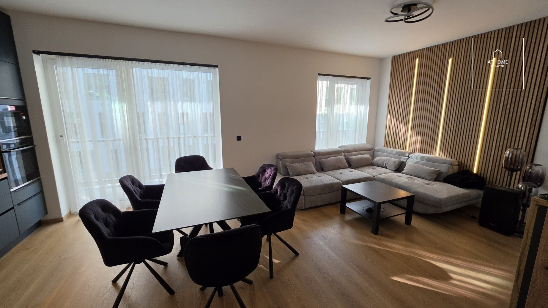 Két hálószobás, új építésű lakás kiadó Budapest XI. kerület, Budapart