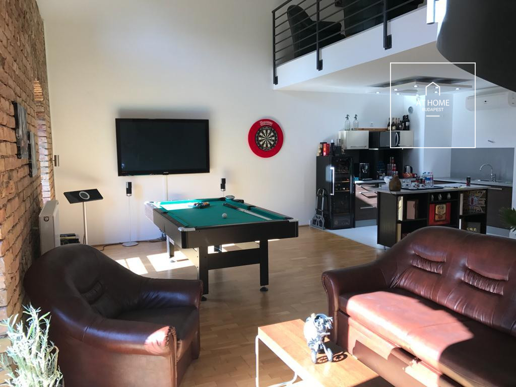 Egyedi Loft lakás kiadó Budapest IX. kerület Ferencváros