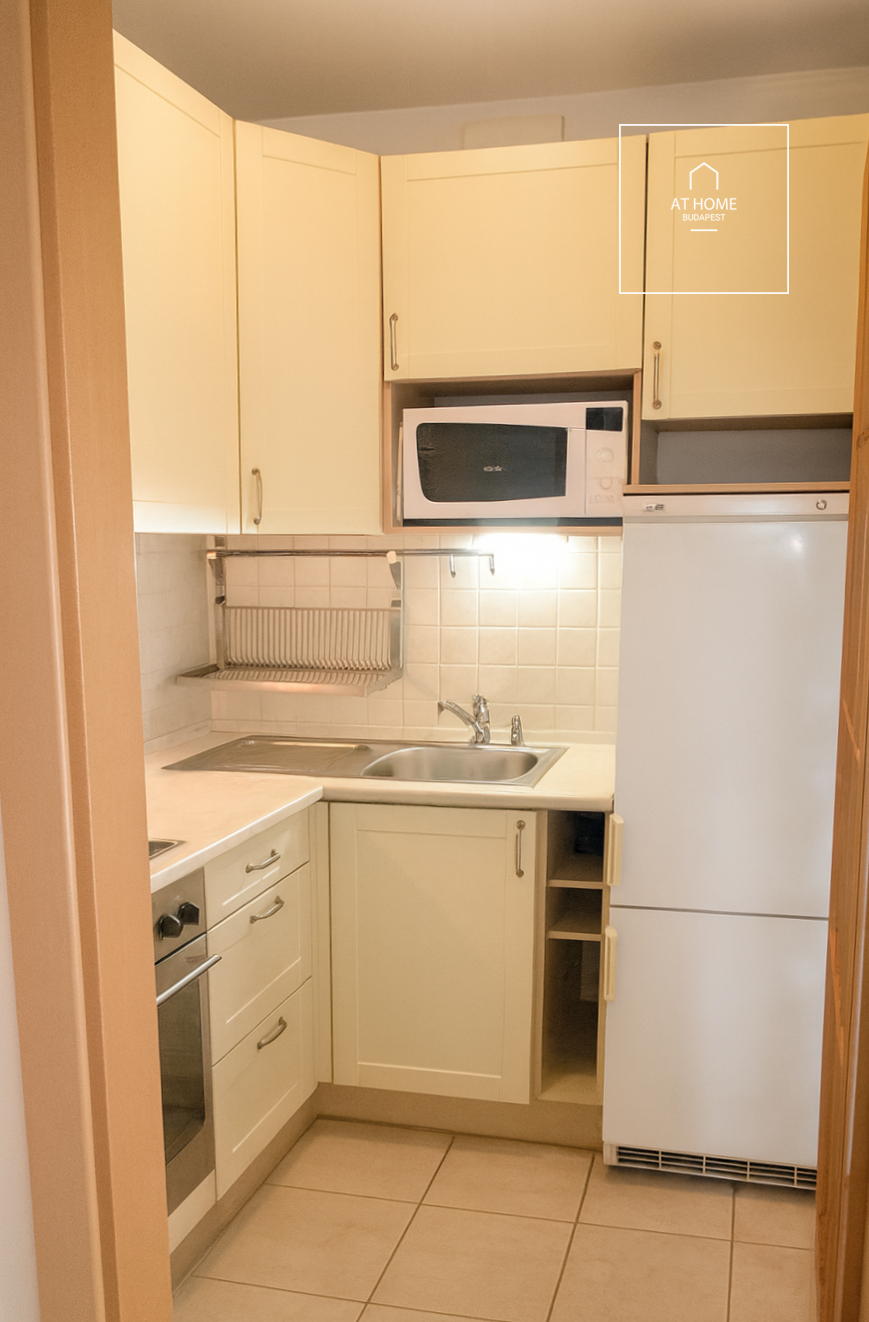 Renovated 56 sqm, one-bedroom apartment with a balcony in Budapest’s 1st district