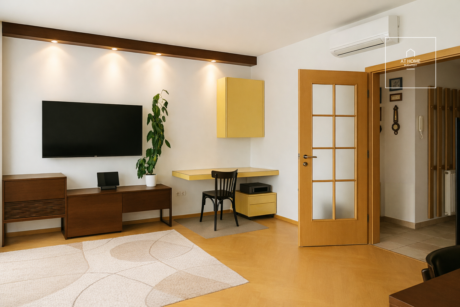 Renovated 56 sqm, one-bedroom apartment with a balcony in Budapest’s 1st district