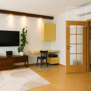 Felújított 56 nm-es 1 hálószobás lakás erkéllyel az I. kerületben