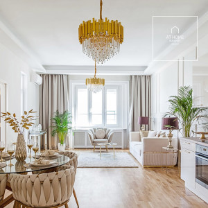Luxury apartment with permanent Danube panorama and balcony for sale in Budapest’s II district, Víziváros