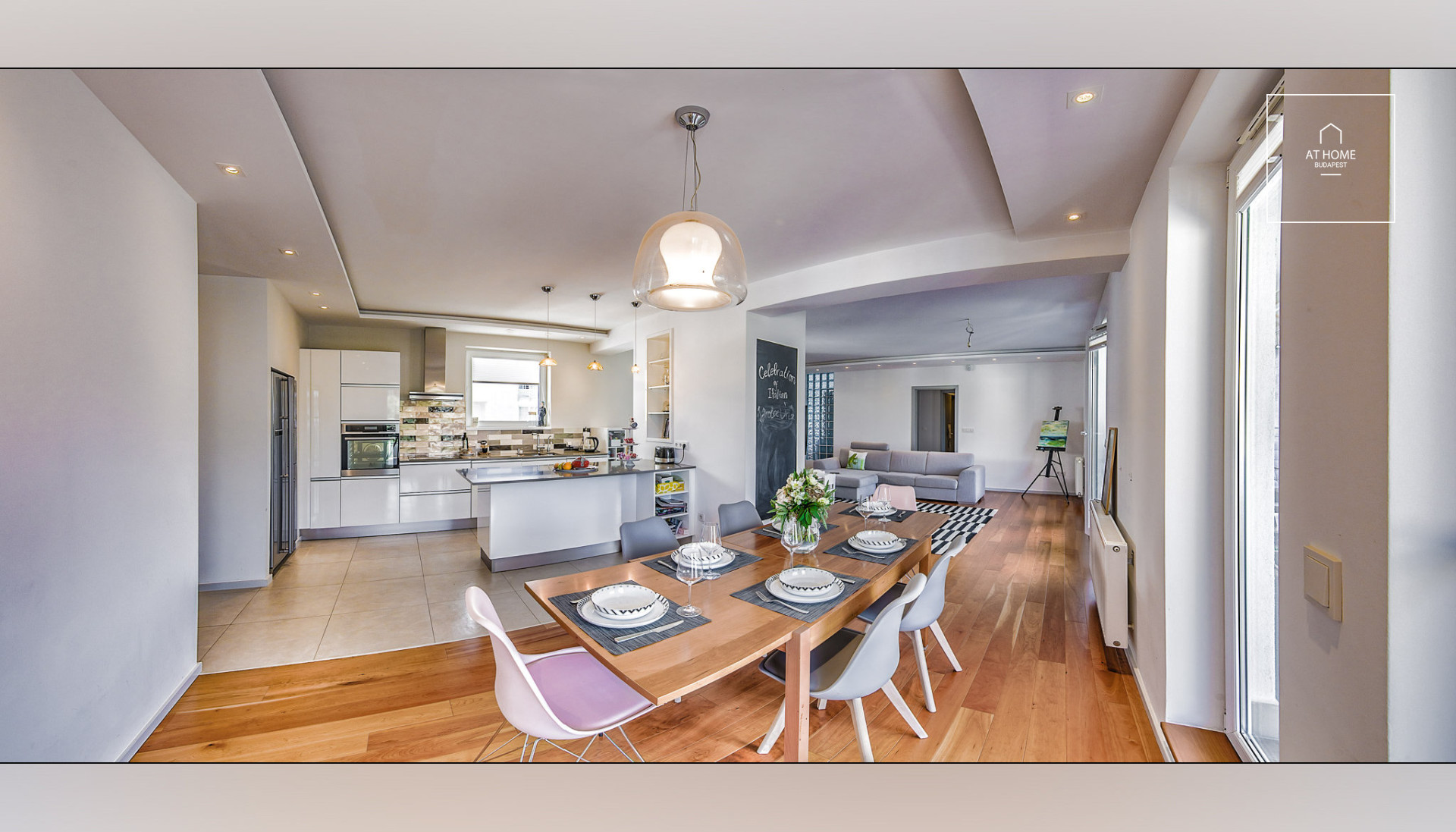 Három hálószobás, teraszos lakás kiadó Budapest XIII. kerület Újlipótváros