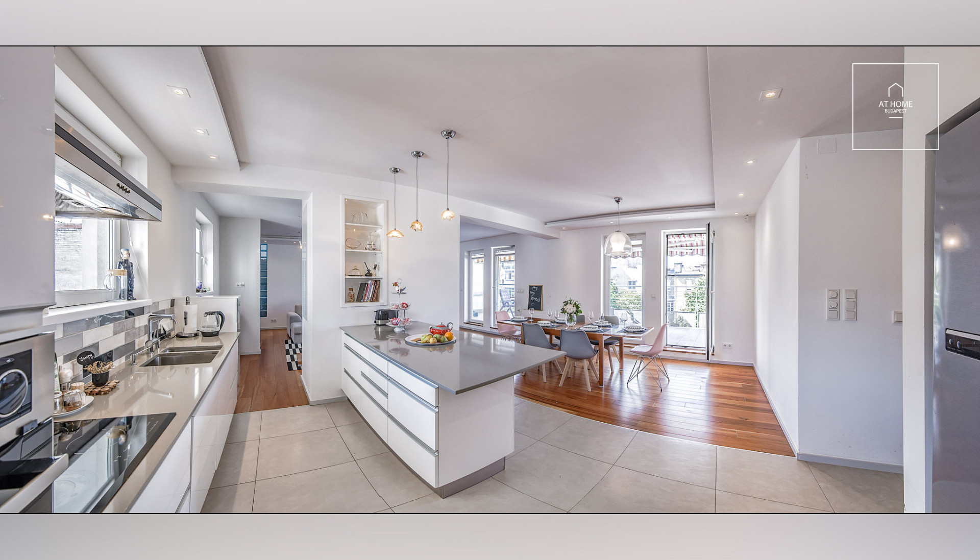 Három hálószobás, teraszos lakás kiadó Budapest XIII. kerület Újlipótváros