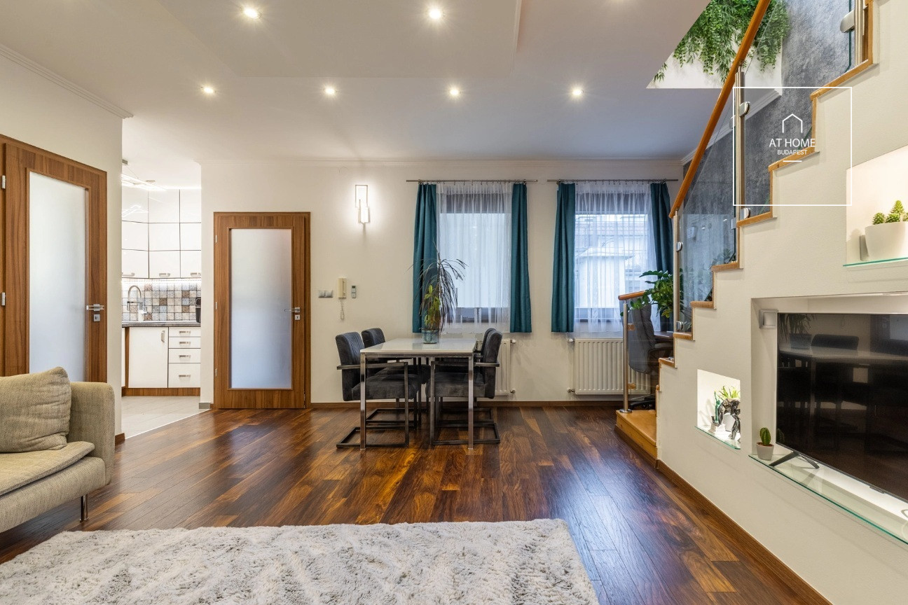 Newly built duplex apartment of 55 sqm with a 20 sqm terrace in Budapest’s VI district