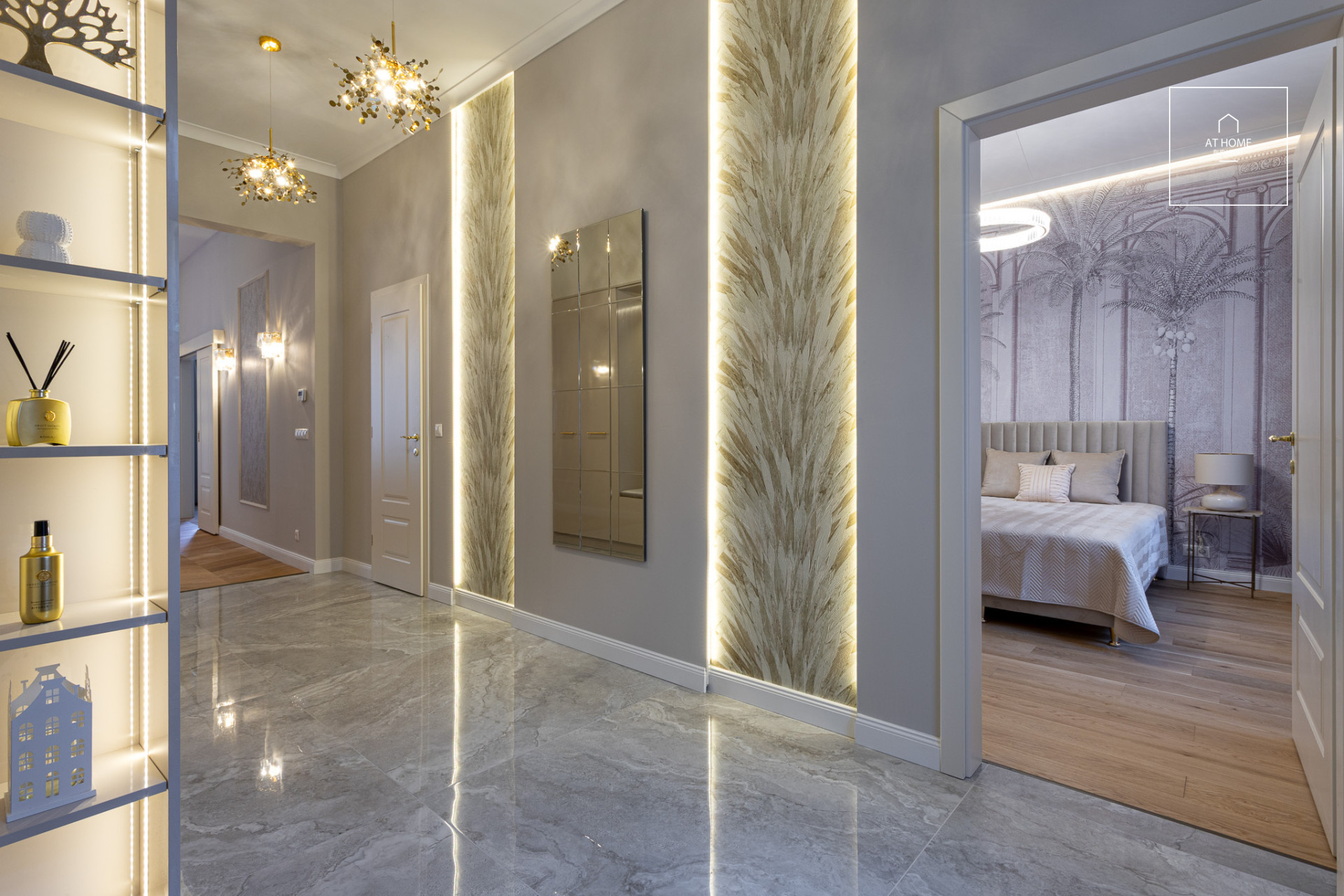 Renovated 89 sqm premium apartment with 2 bedrooms for sale in Downtown Budapest