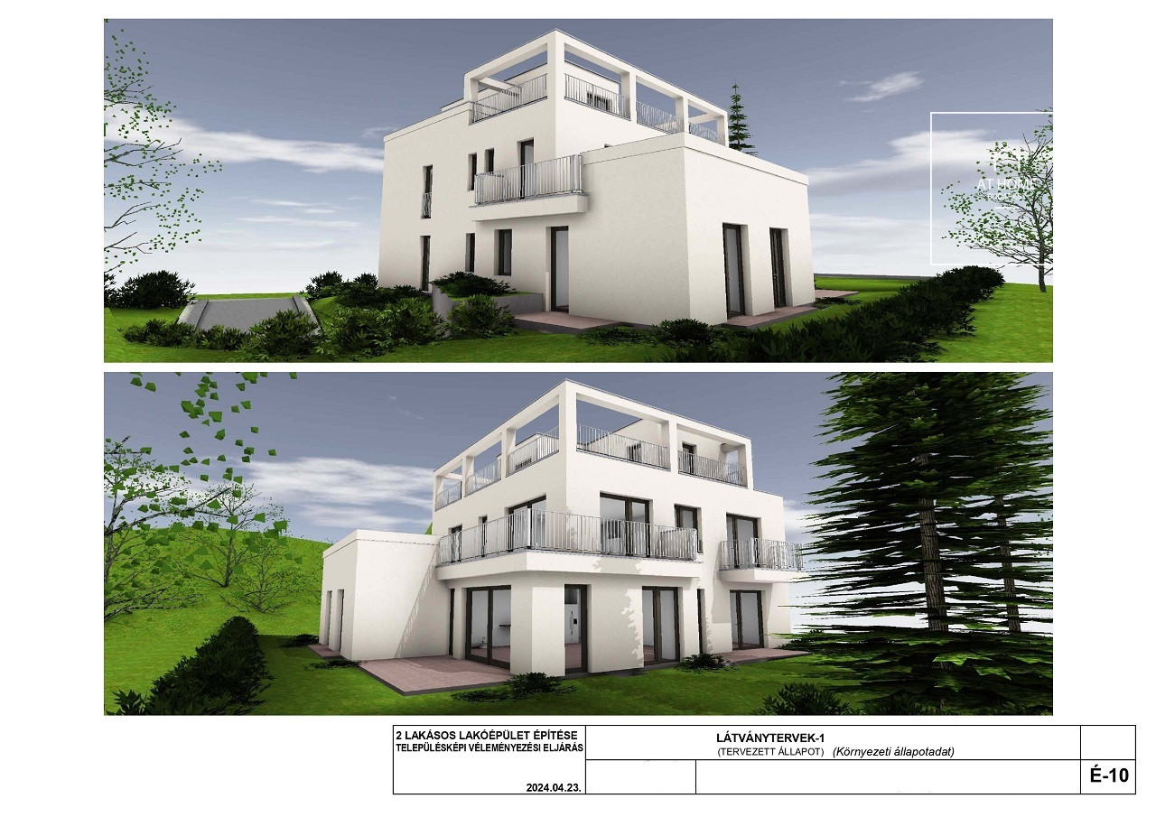 Corner plot with building permit is for sale in District XII, Svábhegy, Budapest