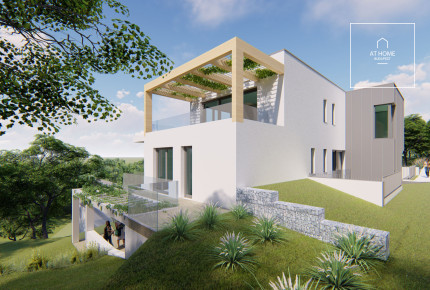 Newly built 108 sqm ground-floor apartment with a 64 sqm terrace and direct garden access in Budapest’s XII district