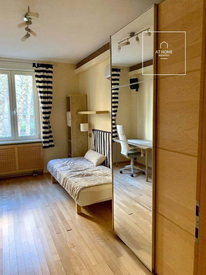 A renovated four-bedroom apartment is available for rent in District XII, Budapest, Németvölgy