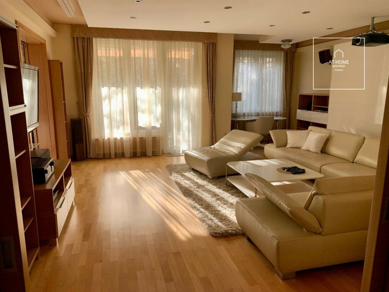 A renovated four-bedroom apartment is available for rent in District XII, Budapest, Németvölgy