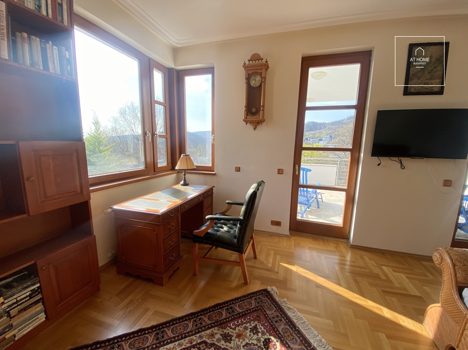 Residential park apartment, 120 sqm with a 28 sqm terrace in Budapest’s 2nd district