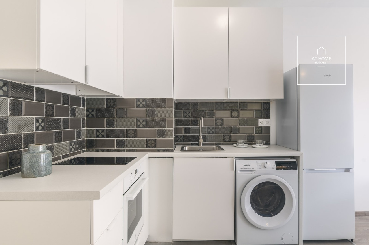 Newly built 44 sqm apartment on the 4th floor in District VIII, Corvin Quarter