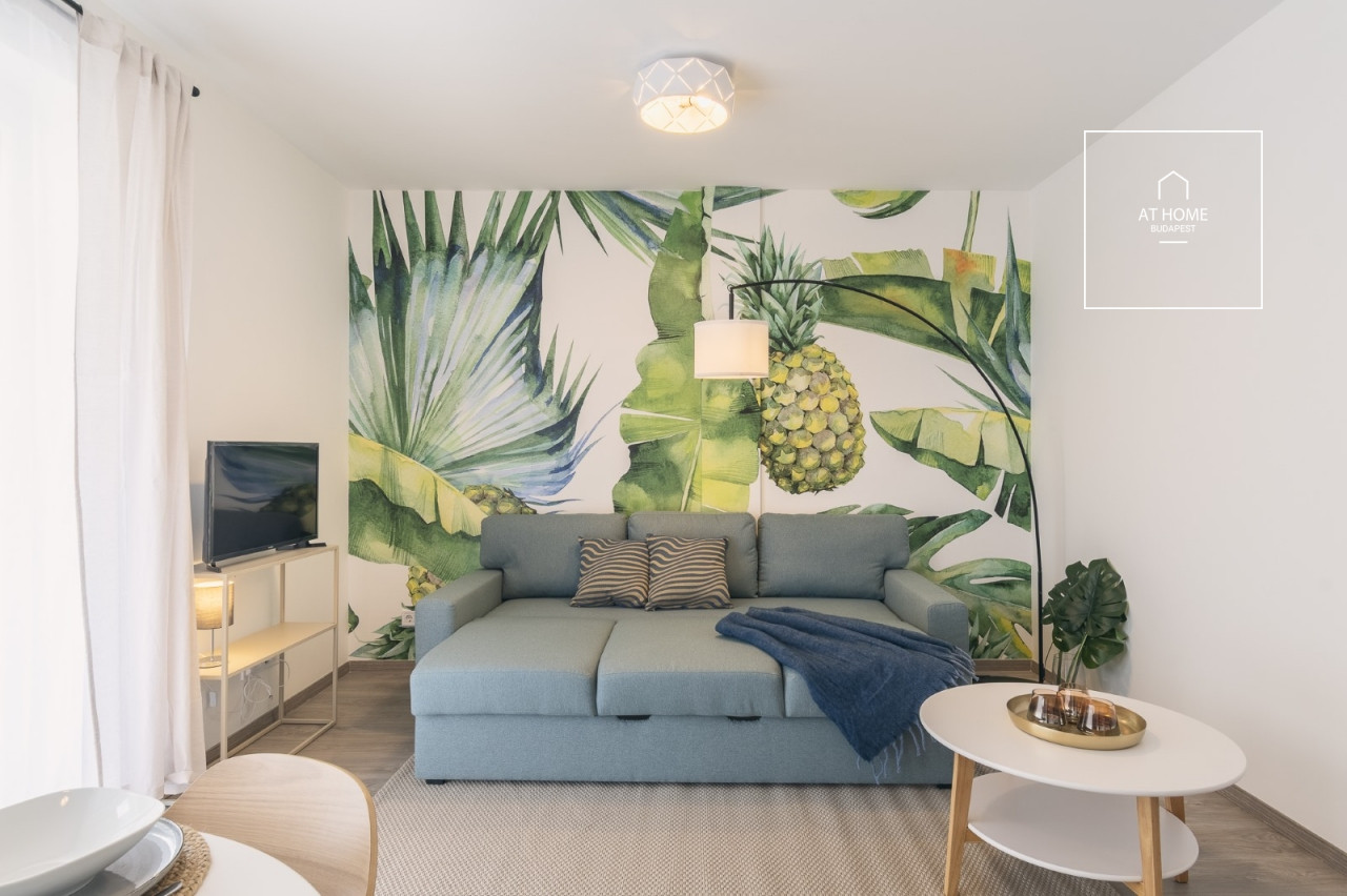 Newly built 44 sqm apartment on the 4th floor in District VIII, Corvin Quarter