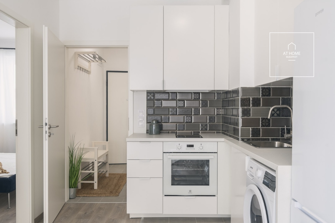 Newly built 44 sqm apartment on the 4th floor in District VIII, Corvin Quarter