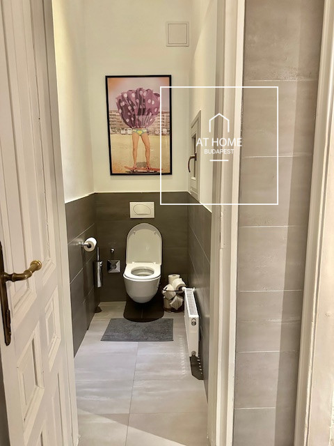 Renovated two-bedroom apartment available for rent in the 6th district of Budapest, Terézváros.