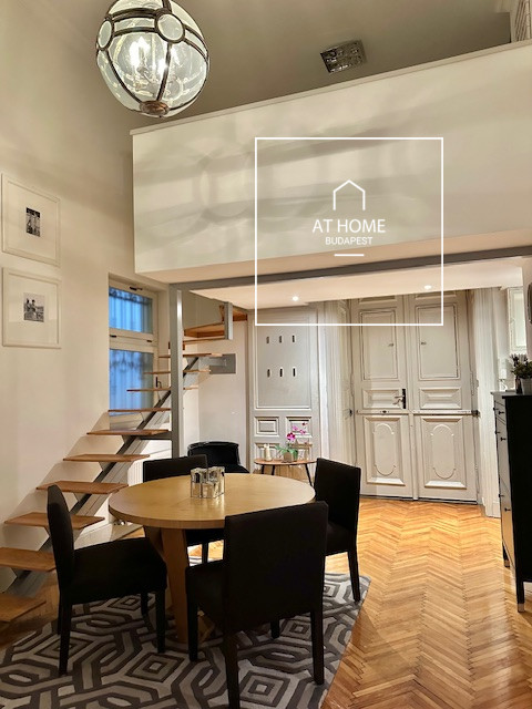 Renovated two-bedroom apartment available for rent in the 6th district of Budapest, Terézváros.