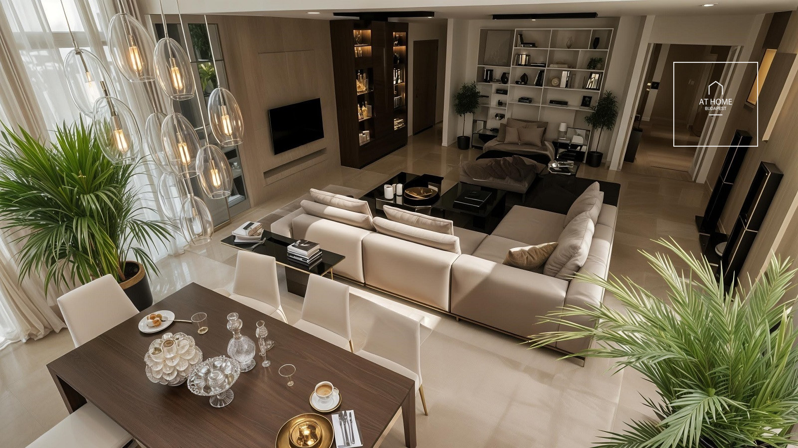 Newly built 132 sqm duplex penthouse apartment with a 28.5 sqm terrace in District XII