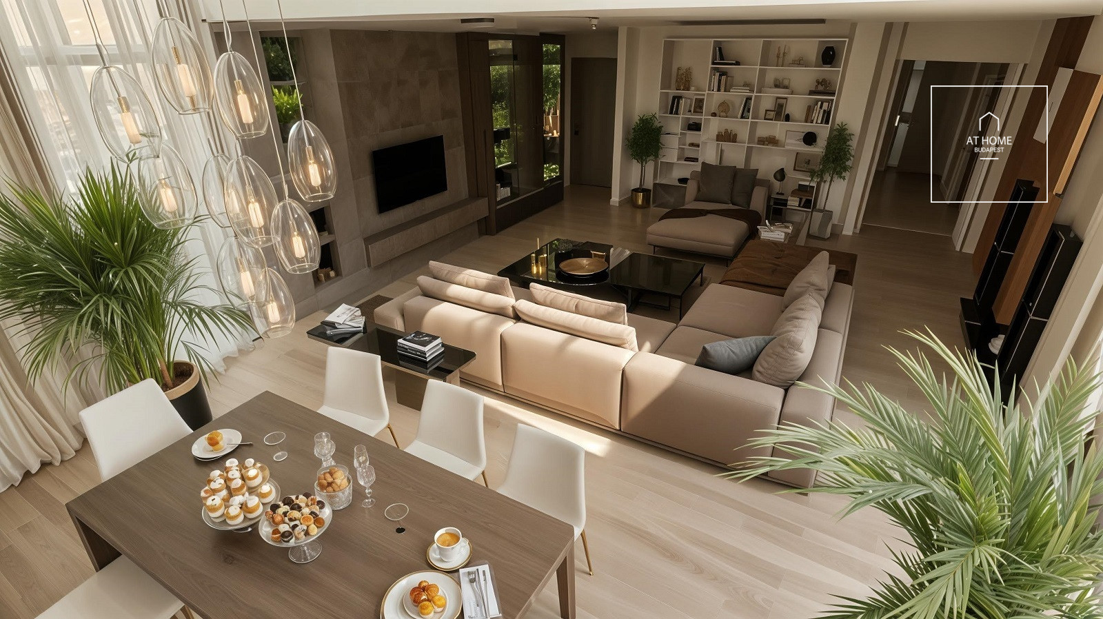 Newly built 132 sqm duplex penthouse apartment with a 28.5 sqm terrace in District XII