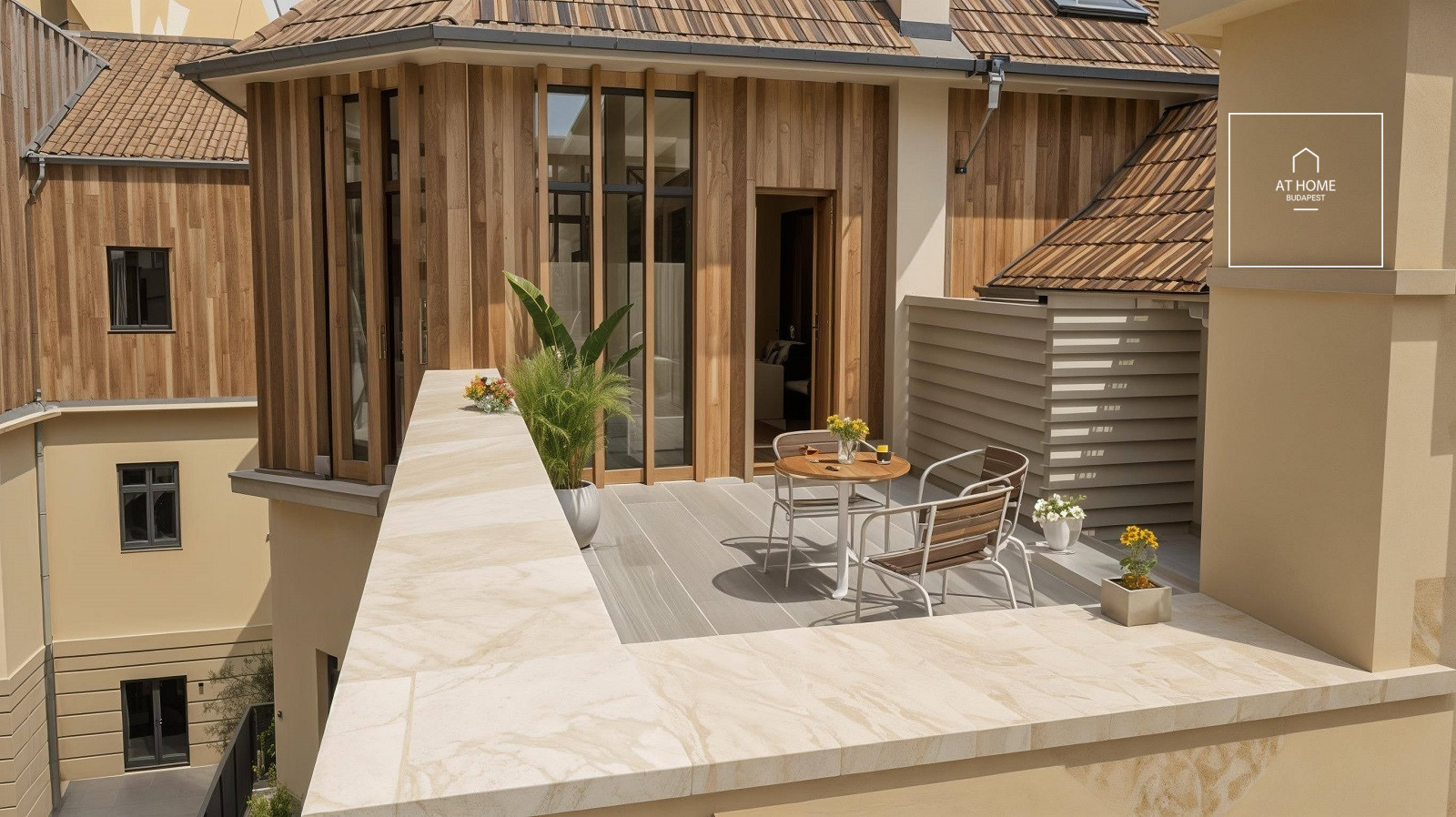 Newly built 132 sqm duplex penthouse apartment with a 28.5 sqm terrace in District XII