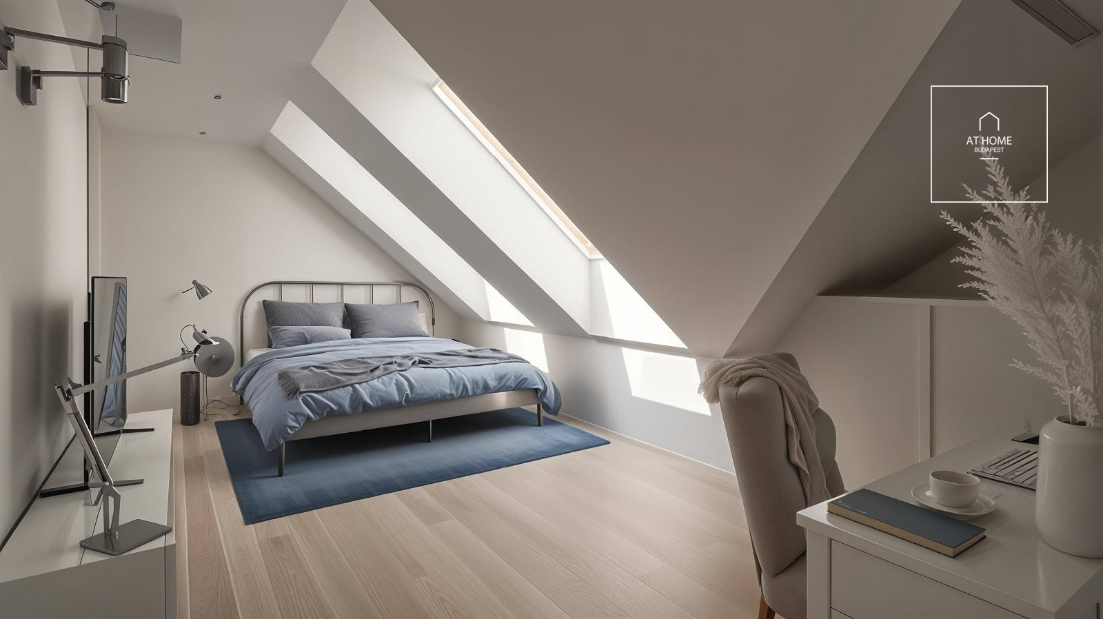 Newly built 132 sqm duplex penthouse apartment with a 28.5 sqm terrace in District XII