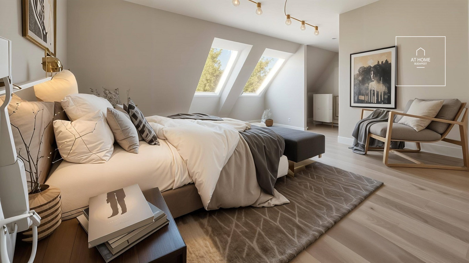 Newly built 132 sqm duplex penthouse apartment with a 28.5 sqm terrace in District XII