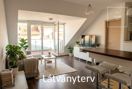 Refurbished apartment with terrace for rent in the 13th district of Budapest