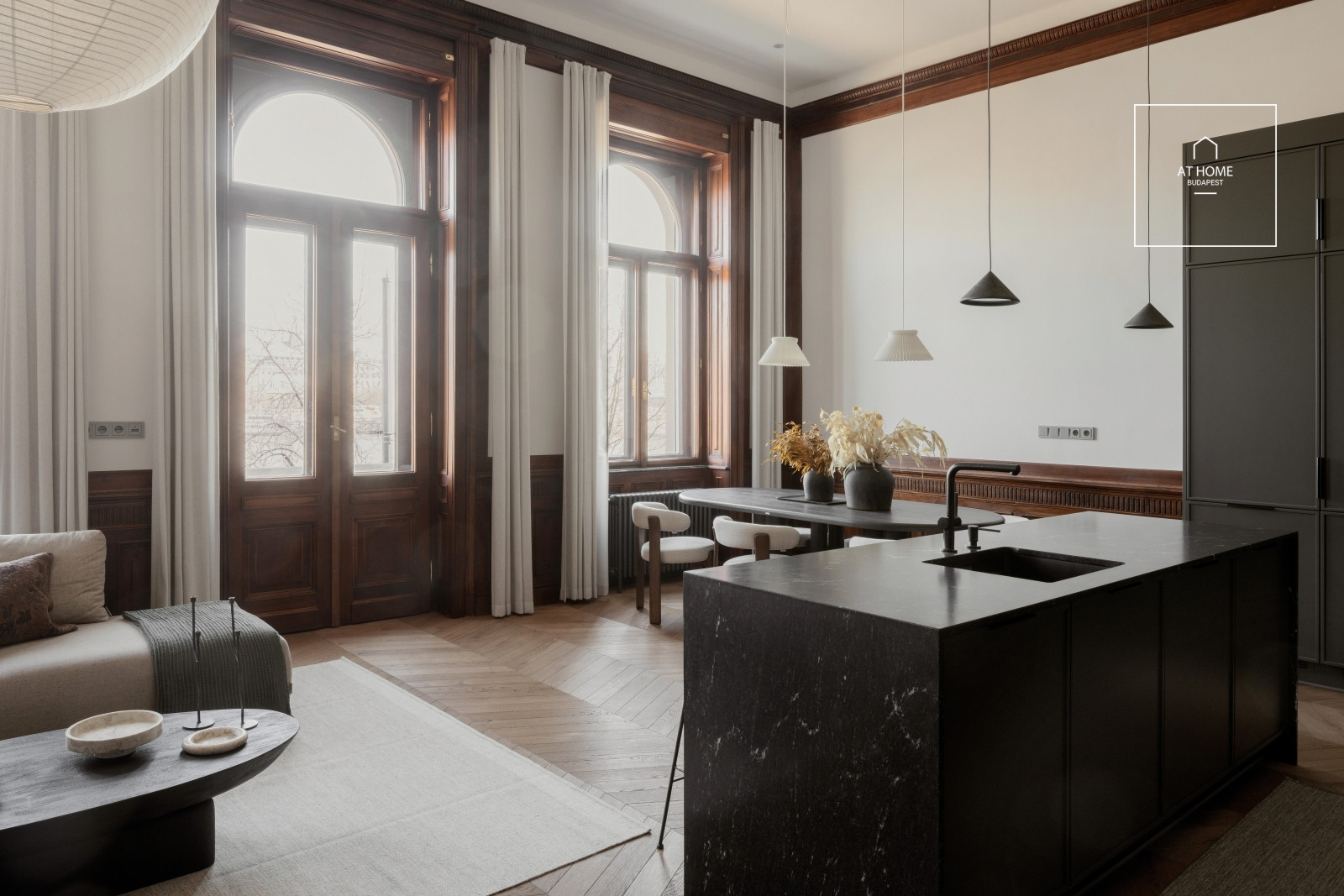 Felújított, dunai panorámás 3 hálószobás lakás, 1. kerület, Tabán