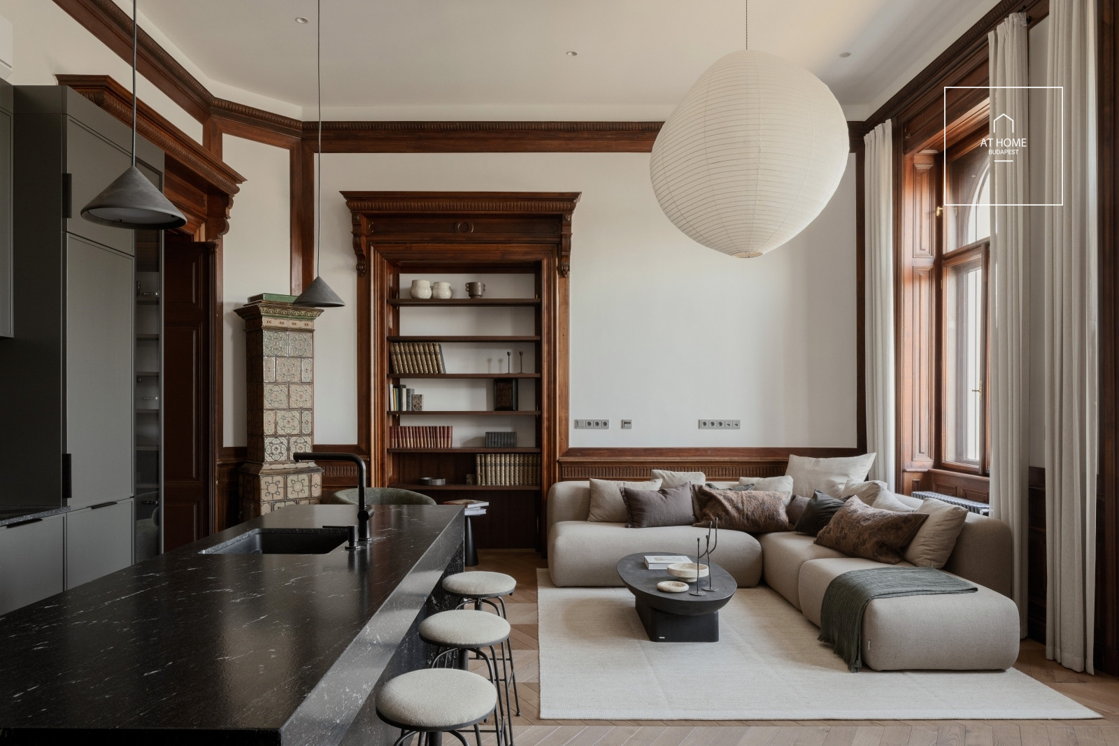 Felújított, dunai panorámás 3 hálószobás lakás, 1. kerület, Tabán