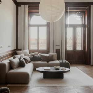 Refurbished 3-bedroom apartment with beautiful panoramic view on the Danube in Tabán, 1st district