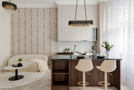 Beautiful, renovated 63 sqm apartment for sale in Újlipótváros, Budapest’s 13th district.