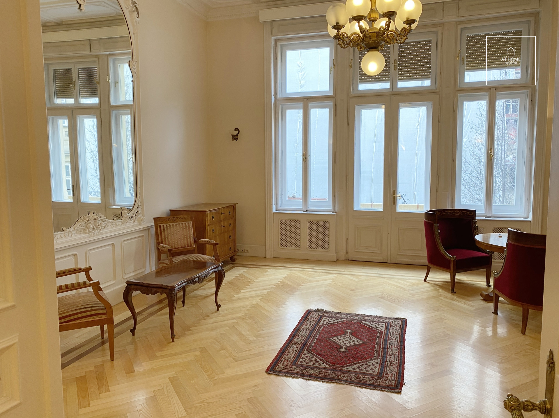 Stunning apartment for rent, also suitable for office use, Budapest District V. Downtown