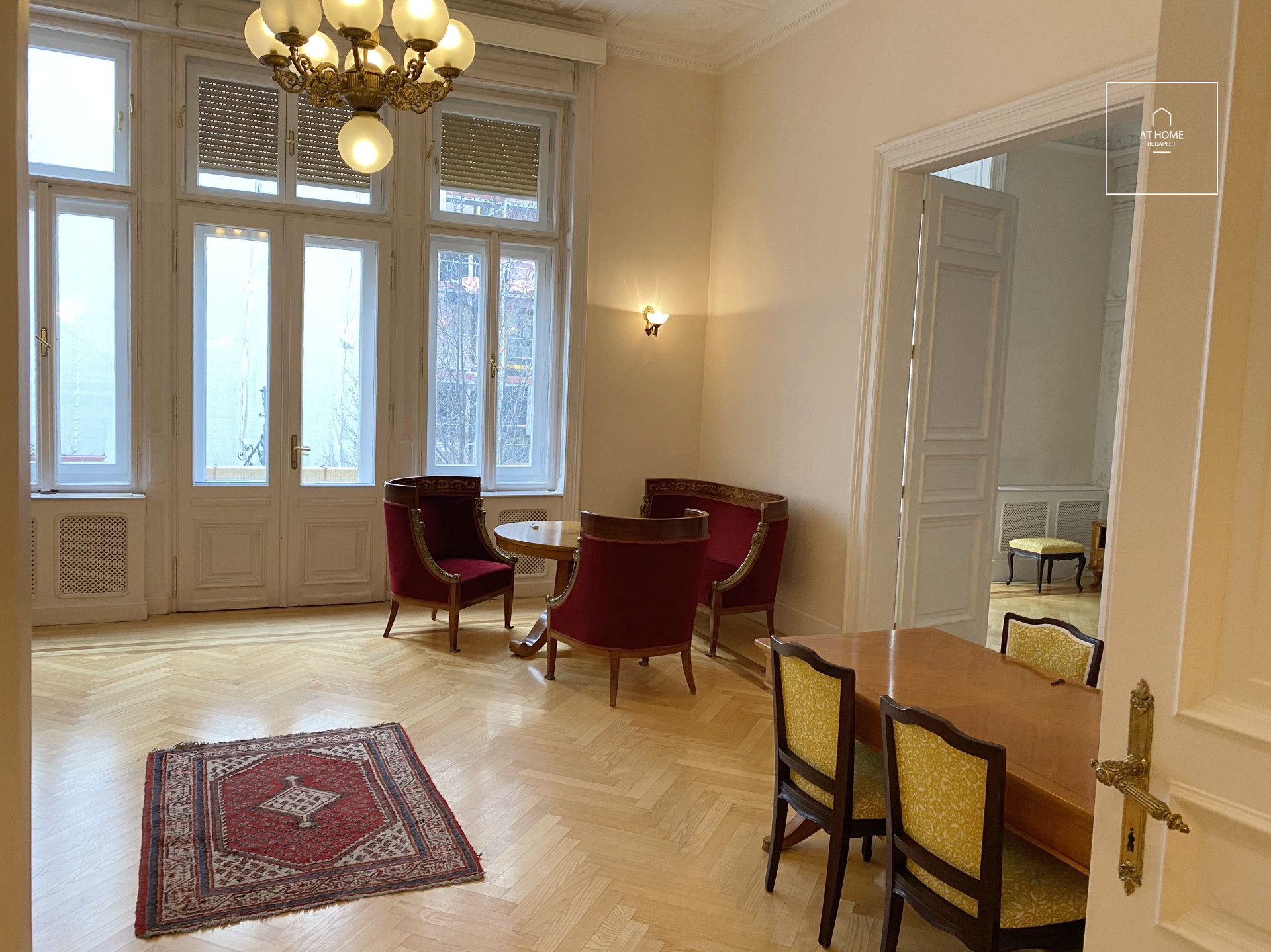 Stunning apartment for rent, also suitable for office use, Budapest District V. Downtown