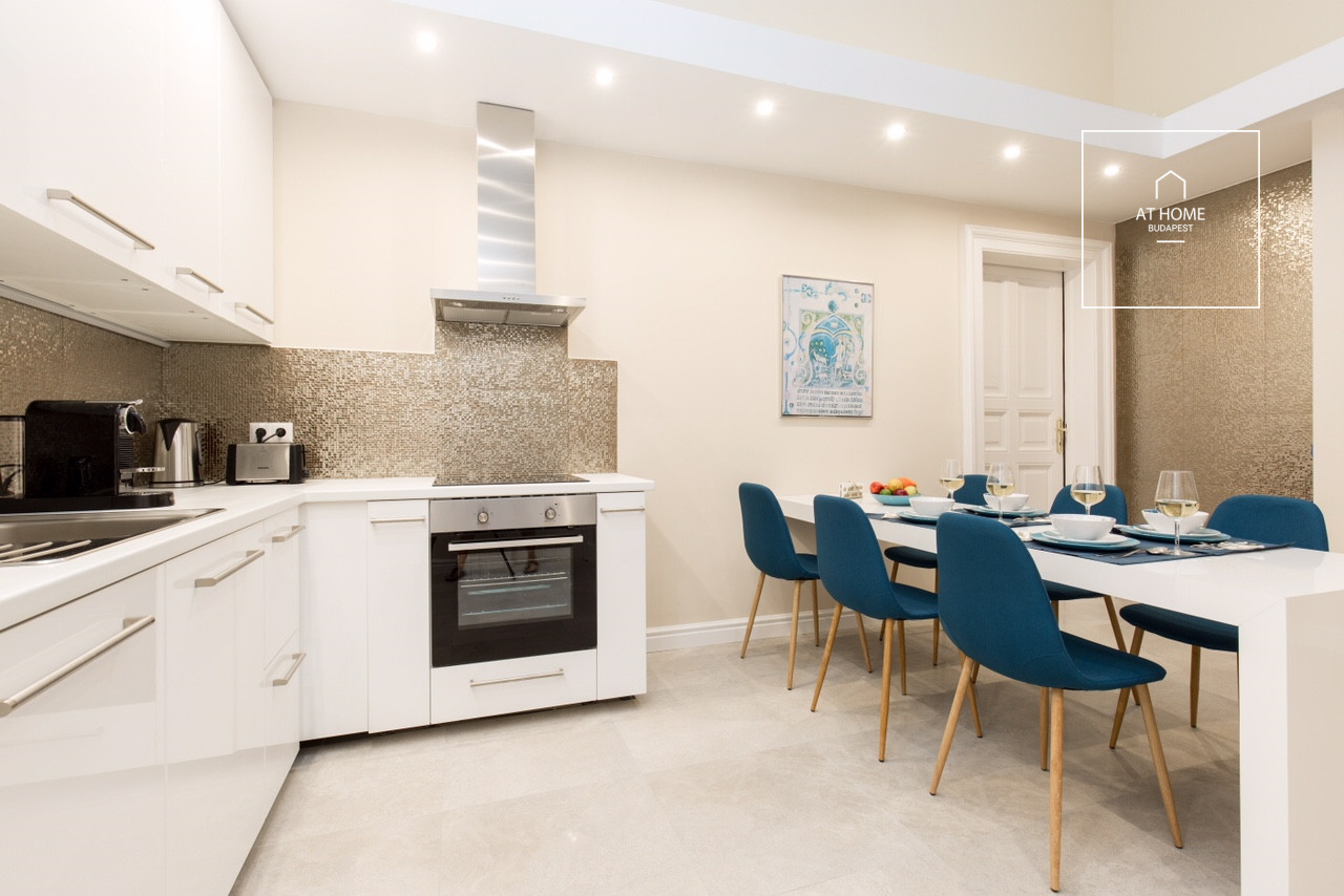 Fully furnished two-bedroom apartment in the heart of the city center