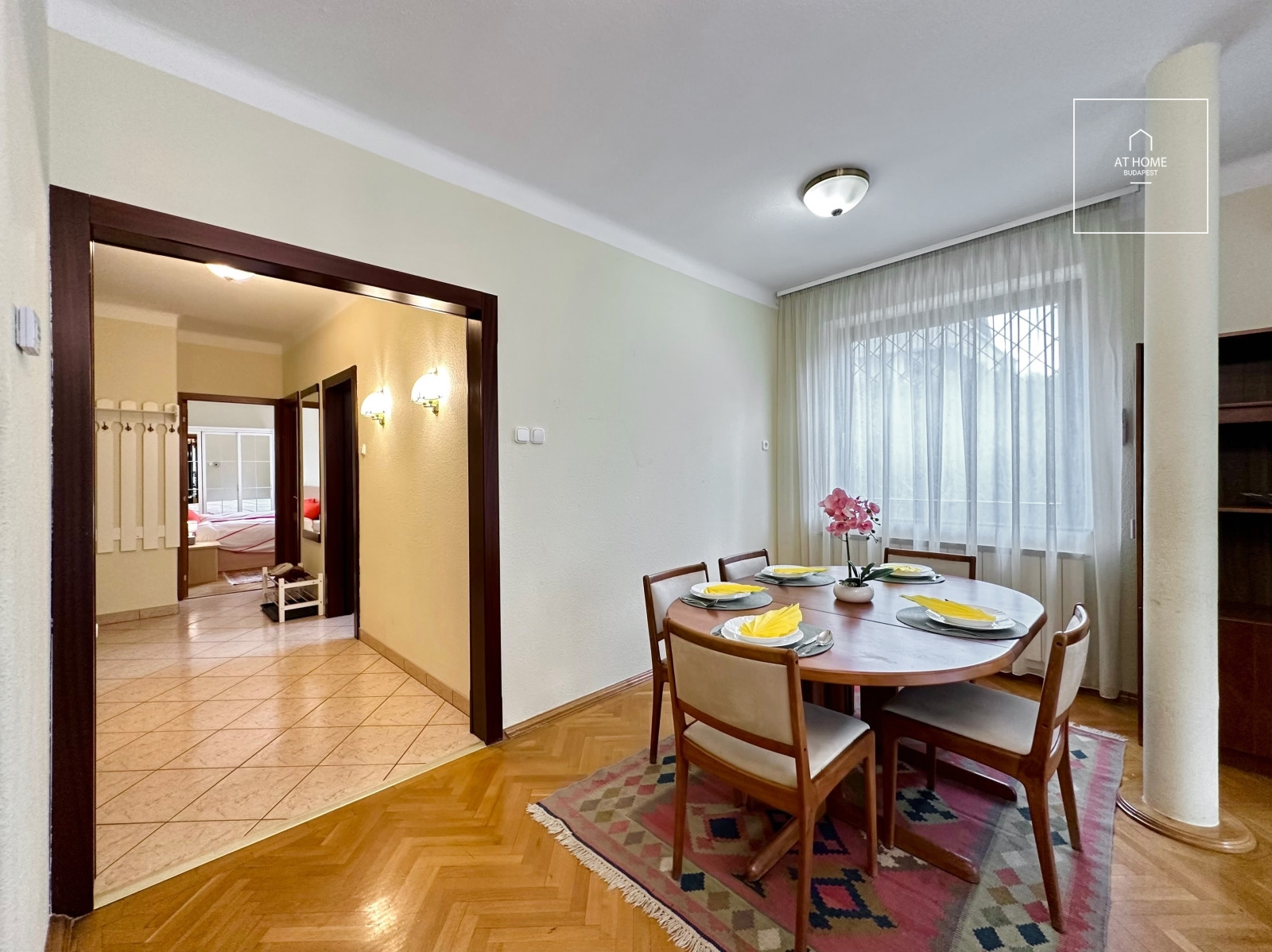 Ground-floor, 106 sqm, three-bedroom apartment with a terrace in Szemlőhegy, Budapest’s 2nd district