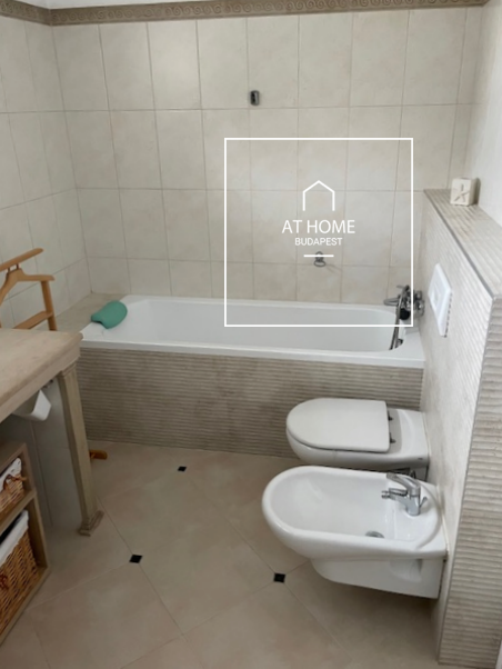 Panoramic 100 sqm penthouse apartment with 3 bedrooms and a balcony in District II/A