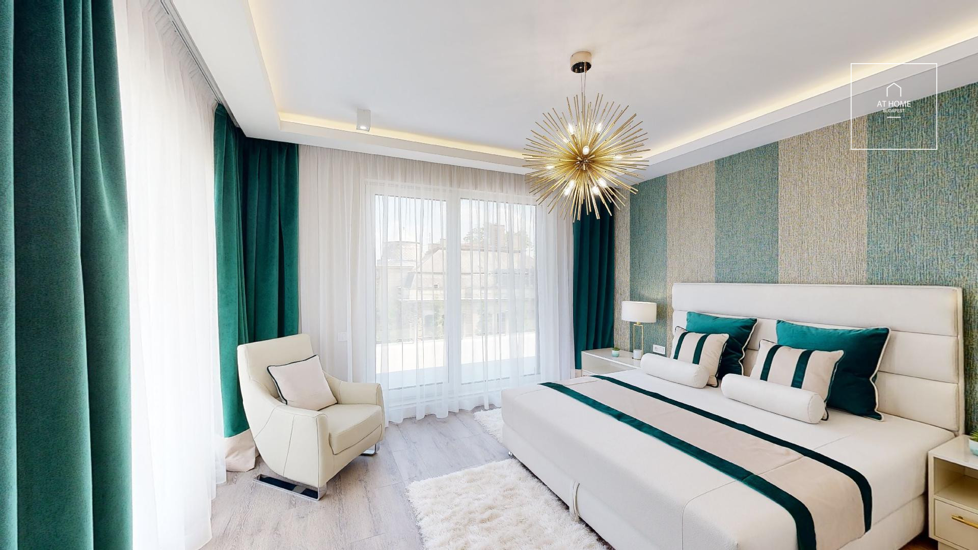 103 sqm, 2-bedroom apartment in a residential complex with a 40 sqm terrace in Budapest’s 12th district