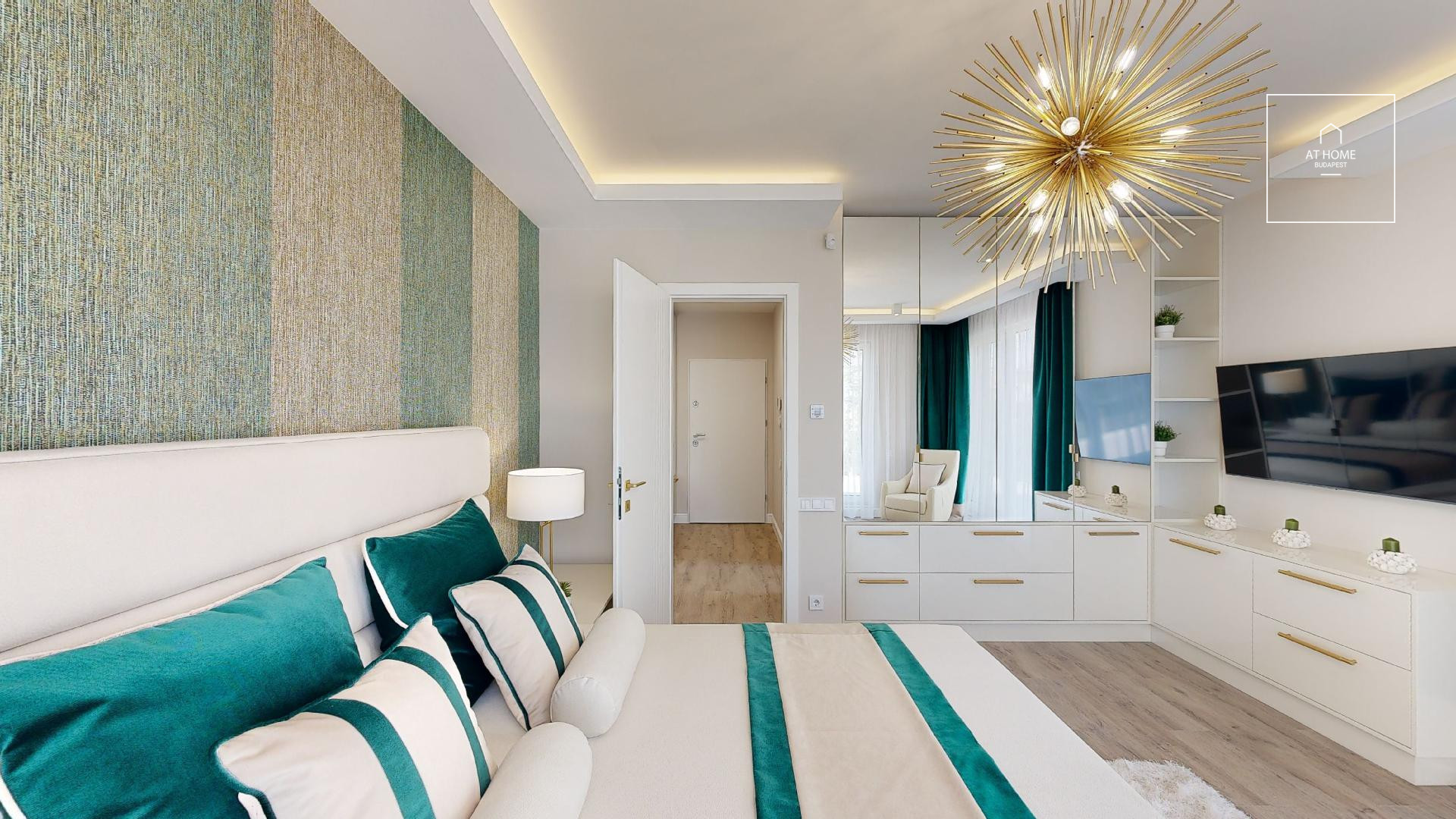 103 sqm, 2-bedroom apartment in a residential complex with a 40 sqm terrace in Budapest’s 12th district