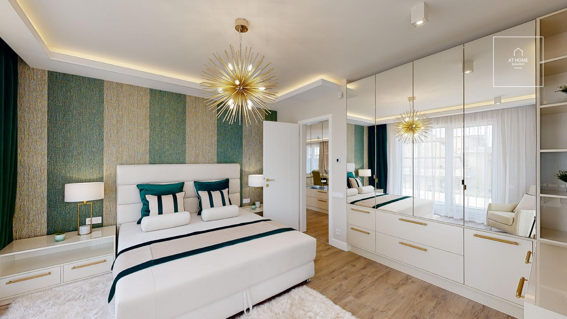103 sqm, 2-bedroom apartment in a residential complex with a 40 sqm terrace in Budapest’s 12th district
