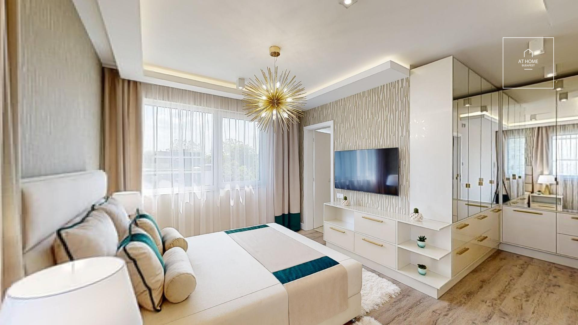 103 sqm, 2-bedroom apartment in a residential complex with a 40 sqm terrace in Budapest’s 12th district