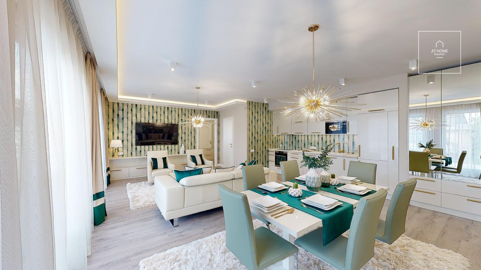 103 sqm, 2-bedroom apartment in a residential complex with a 40 sqm terrace in Budapest’s 12th district