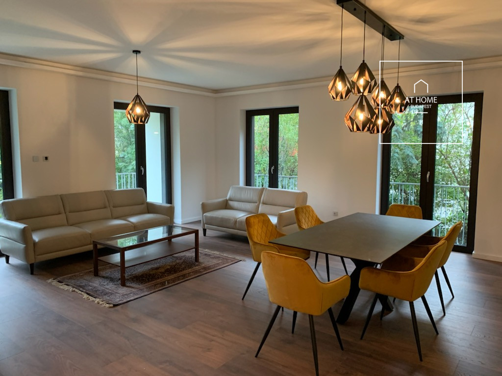 Újépítésű társasházi lakás kiadó Budapest II. kerületében, Rózsadombon