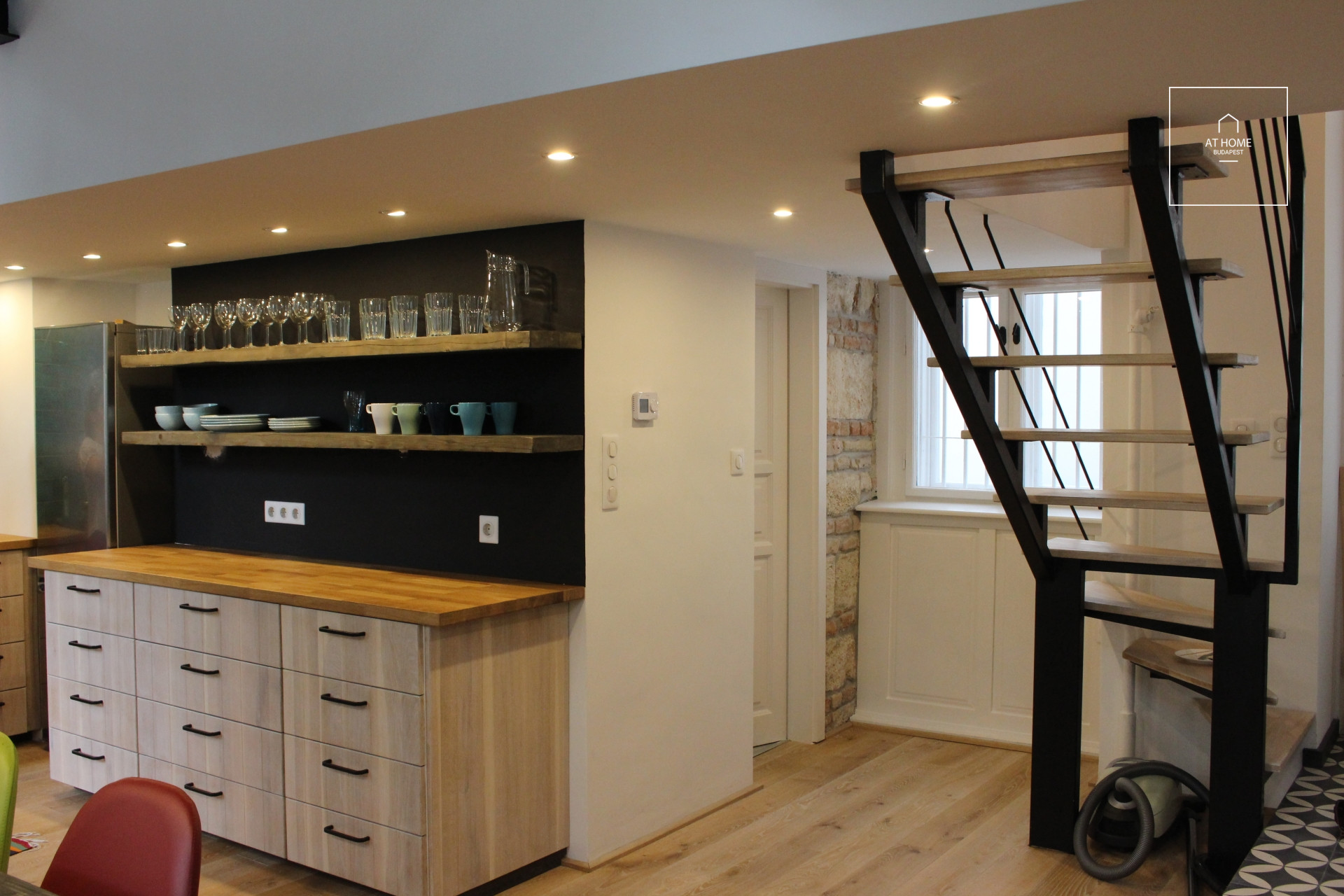 A premium renovated duplex apartment is for rent in Budapest, District V, Lipótváros