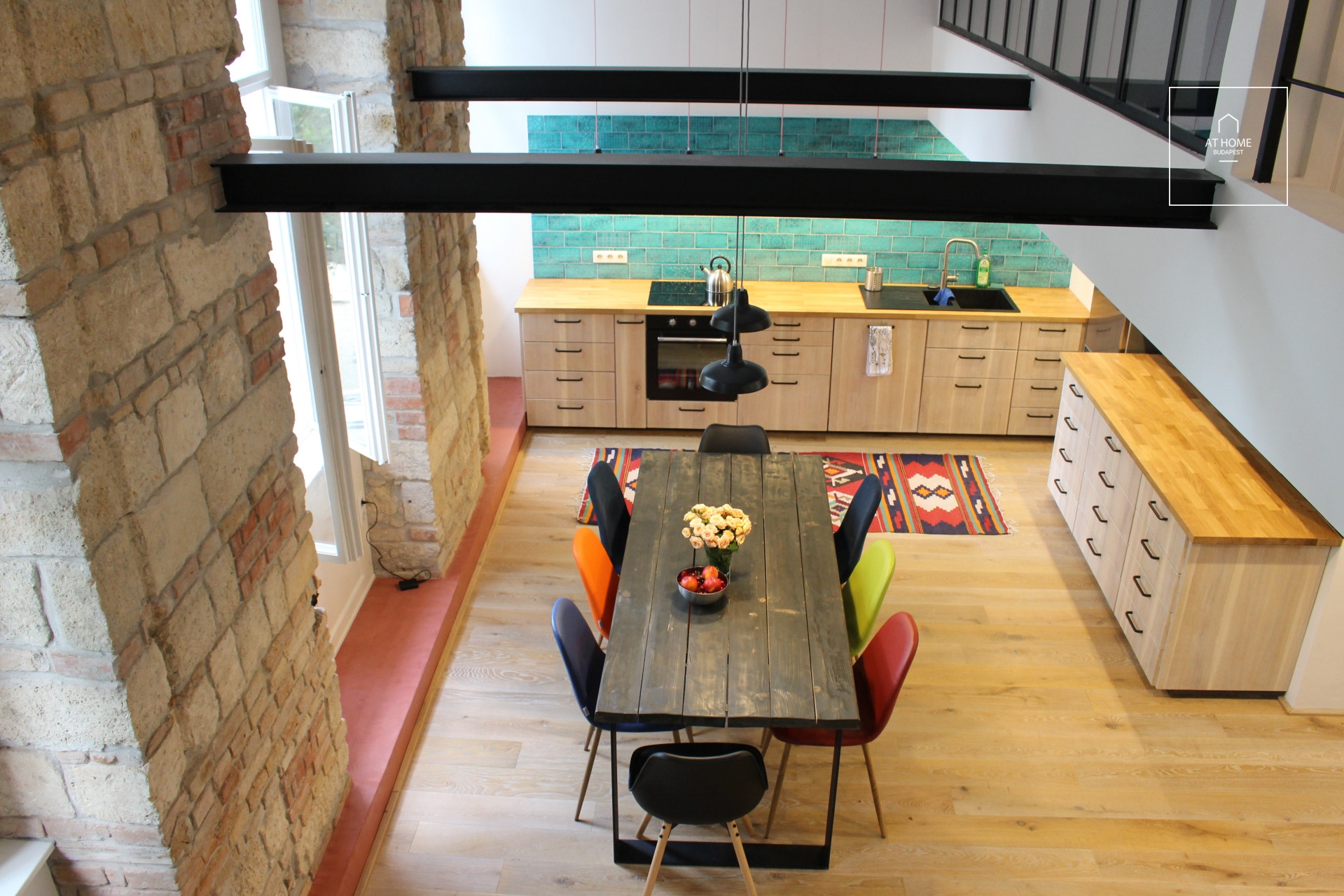 A premium renovated duplex apartment is for rent in Budapest, District V, Lipótváros