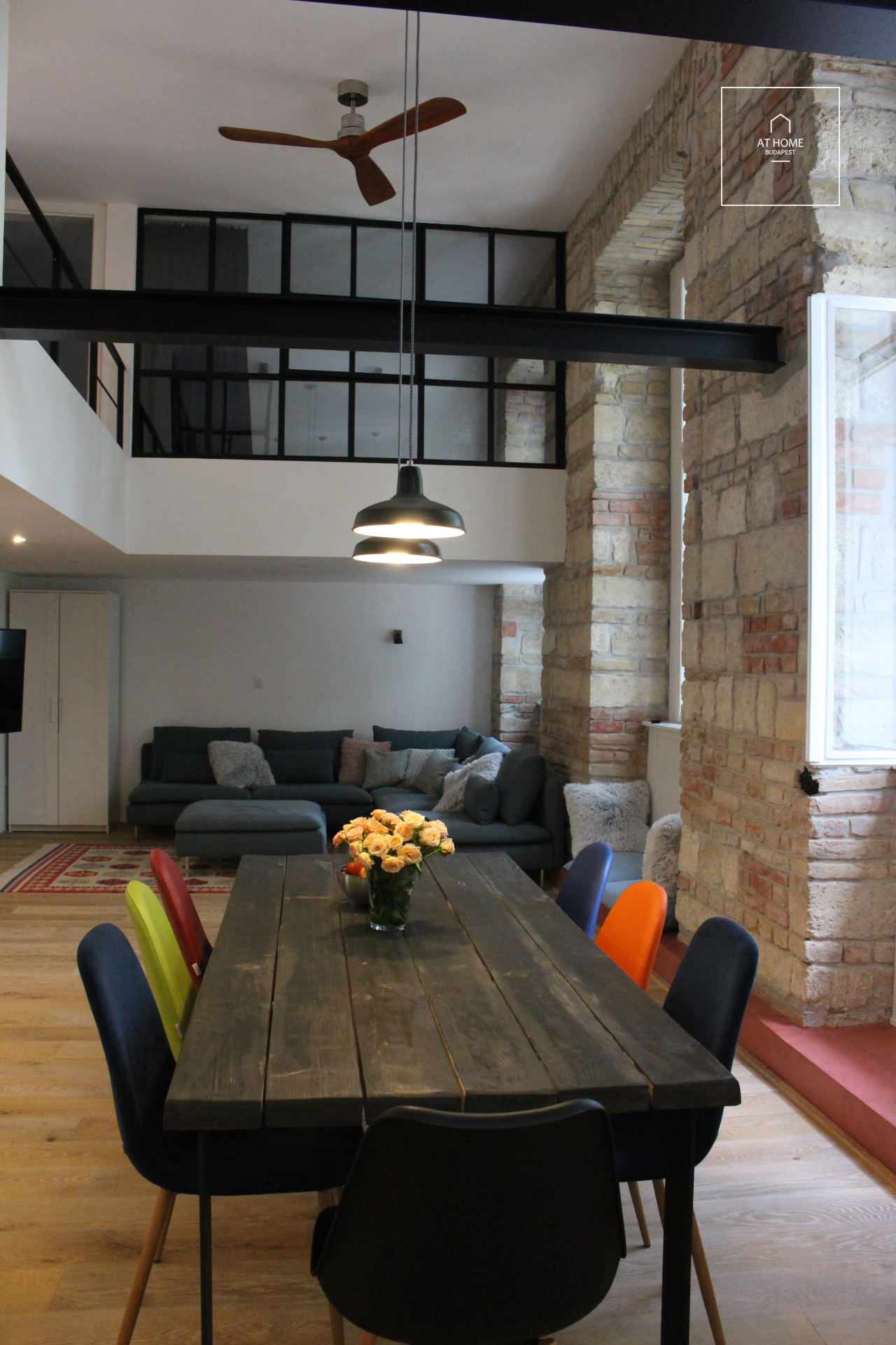A premium renovated duplex apartment is for rent in Budapest, District V, Lipótváros