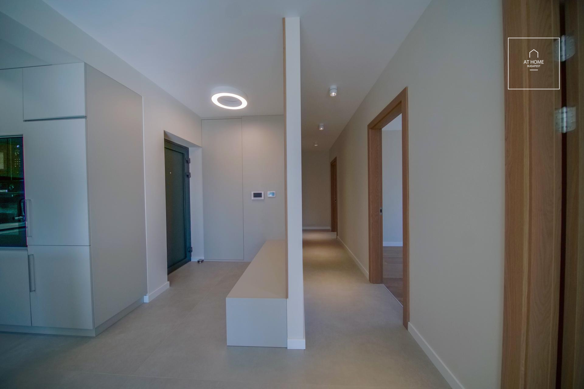 Newly built 3-bedroom apartment with garden for rent in Budapest III. district