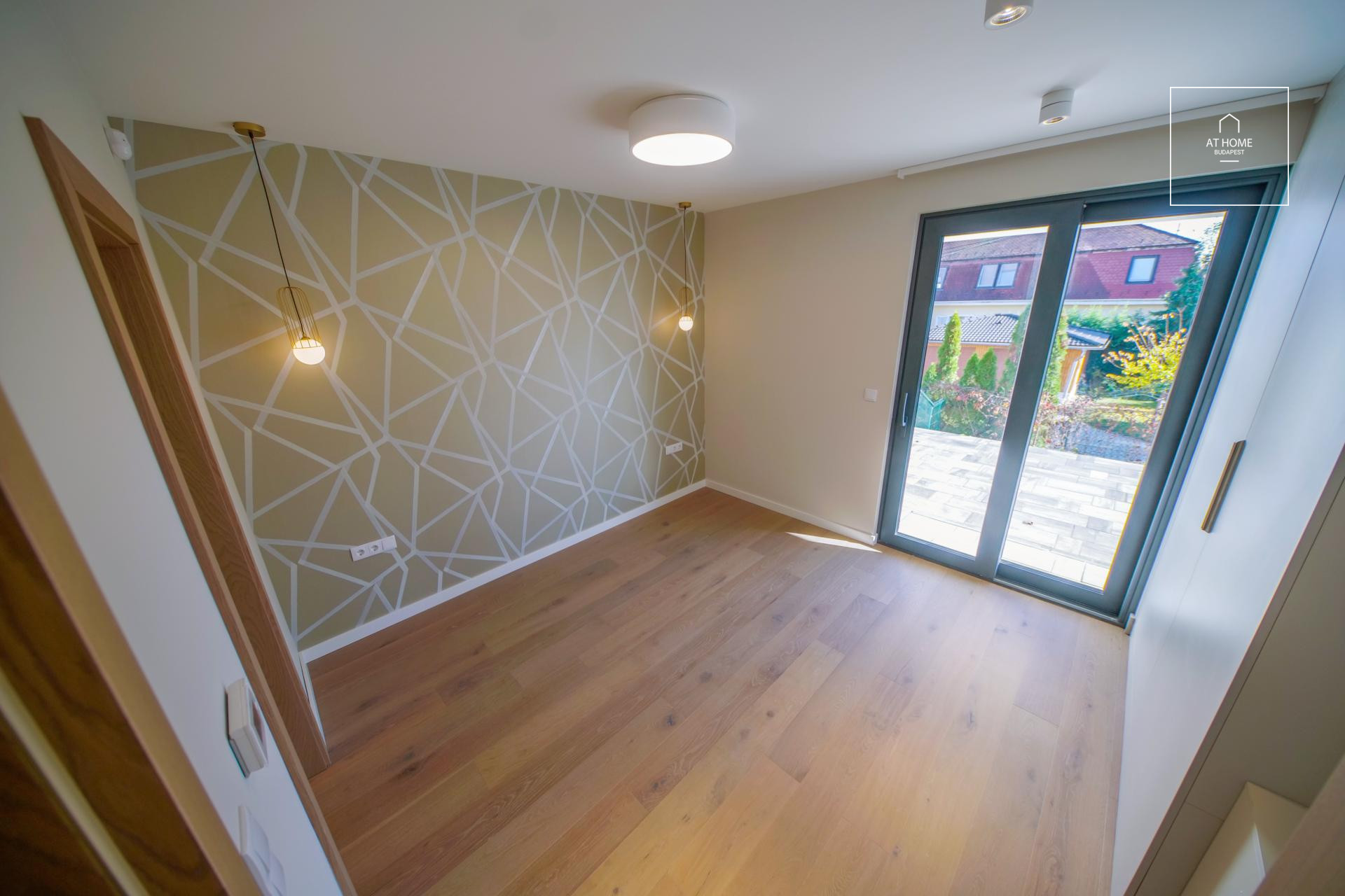 Newly built 3-bedroom apartment with garden for rent in Budapest III. district