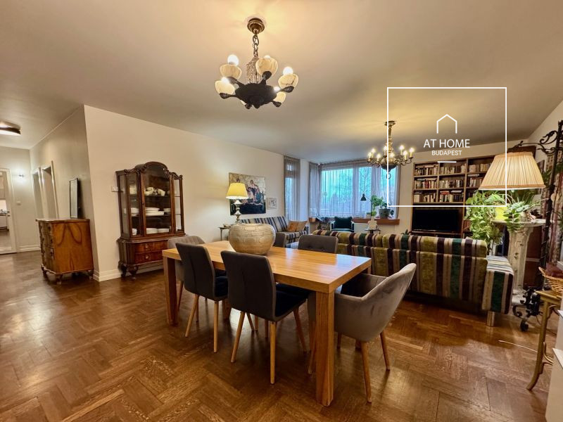 120 sqm apartment in a residential park with terrace and parking in District II
