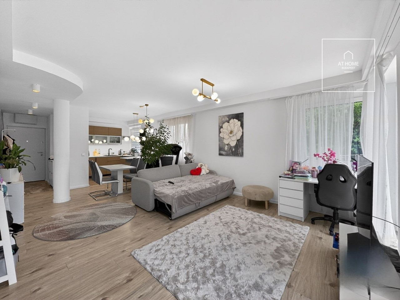 Beautiful 73 sqm apartment with a 25 sqm balcony, garden access, in Budapest’s 2nd district (Törökvész)